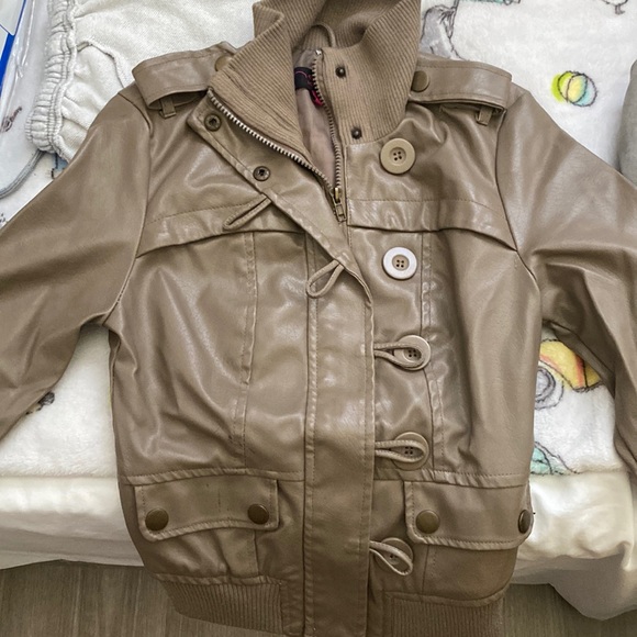 S Faux Leather Jacket - Picture 1 of 1